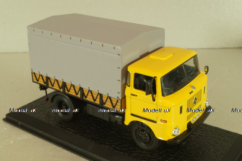 IFA W50L truck 1965, yellow/grey, 7167101, Atlas 1:43