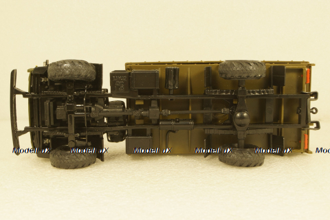 Камаз-4326, 4х4 поворотный мост хаки, Элекон 1:43