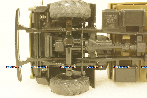 Камаз-4326, 4х4 поворотный мост хаки, Элекон 1:43