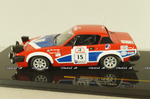 Triumph TR7 V8 #15 rally 1000 lakes 1980, P.Eklund/H.Sylvan, RAC055, IXO 1:43 Уценка!