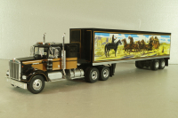 Kenworth W925 with semi-trailer "Smokey and the Bandit" 1977, black, W83431001, Werk83 1:43 Уценка!