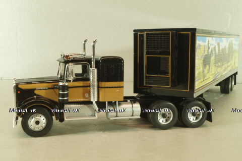 Kenworth W925 with semi-trailer "Smokey and the Bandit" 1977, black, W83431001, Werk83 1:43 Уценка!