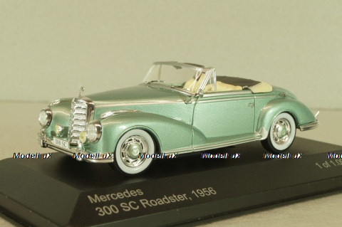 Mercedes-Benz 300 (W188) SC Roadster 1956, light green, WhiteBox 1:43