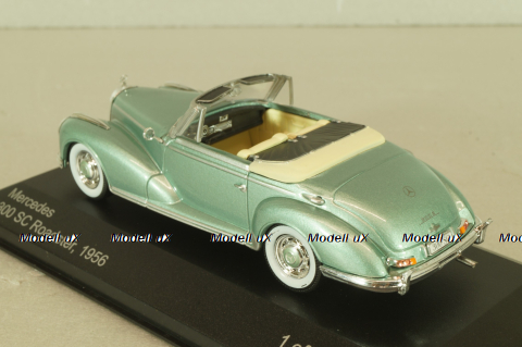 Mercedes-Benz 300 (W188) SC Roadster 1956, light green, WhiteBox 1:43
