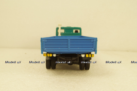 Камаз-53212, бортовой, зеленый/синий, Арек 1:43