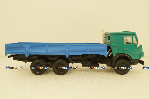 Камаз-53212, бортовой, зеленый/синий, Арек 1:43