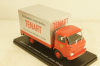 Saviem SG4 MB59 Truck Leger Tenart 1969, red, Hachette 1:43