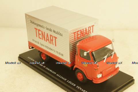 Saviem SG4 MB59 Truck Leger Tenart 1969, red, Hachette 1:43