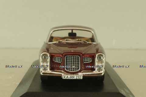 Facel Vega 1958, dark red, WB044, Whitebox 1:43