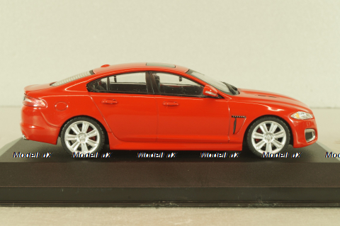 Jaguar XFR 2010, red, 322640, WhiteBox 1:43
