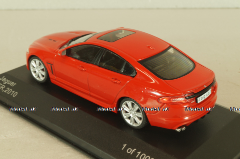 Jaguar XFR 2010, red, 322640, WhiteBox 1:43