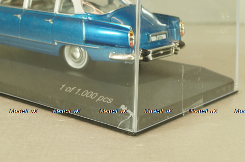 Tatra 603 1970, blue/white, WB152, WhiteBox 1:43