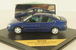 Renault Megane Classic (Phase 1) 1997, blue, V075A, Vitesse 1:43