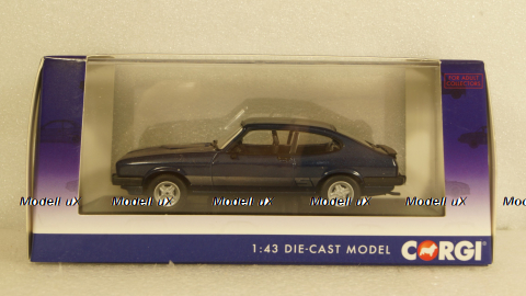 Ford Capri MkIII 2.0 S met.blue/silver, Vanguards 1:43