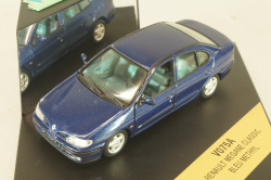 Renault Megane Classic (Phase 1) 1997, blue, V075A, Vitesse 1:43