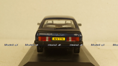 Ford Capri MkIII 2.0 S met.blue/silver, Vanguards 1:43