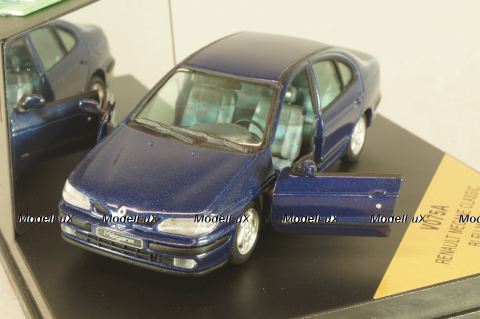 Renault Megane Classic (Phase 1) 1997, blue, V075A, Vitesse 1:43