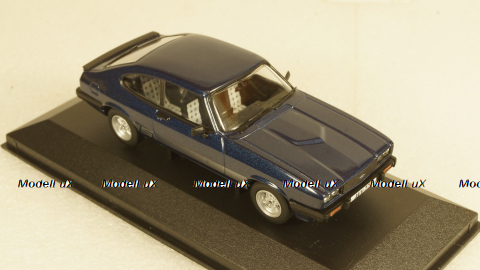 Ford Capri MkIII 2.0 S met.blue/silver, Vanguards 1:43