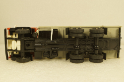 Камаз-53212 бортовой, на резине красный/серый, Арек 1:43