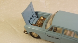 Москвич-412, такси, А2 Март 1984г. Тантал/Радон 1:43