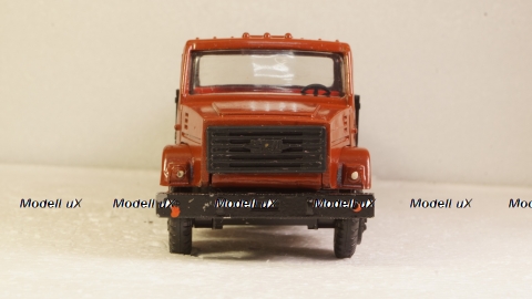 Зил-4331 бортовой с прицепом красный/черный, з-д Вега 1:43