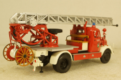 Mercedes L3500  DL17 Feuerwehr Bensheim 1950 red/white, 439350081, Minichamps 1:43