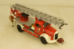 Mercedes L3500  DL17 Feuerwehr Bensheim 1950 red/white, 439350081, Minichamps 1:43