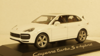 Porsche Cayenne Turbo S E-Hybrid, 2019, white, WAP0203140K, Minichamps 1:43