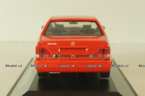 Mercedes-Benz 600 SEL (W140) 1991, red, 070041, Herpa 1:43
