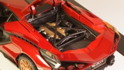 LAMBORGHINI SIAN FKP 37 HYBRID 2020 red, Burago 1:18