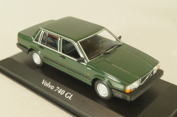 Volvo 740 GL 1986, dark green, 940171700, Maxichamps 1:43