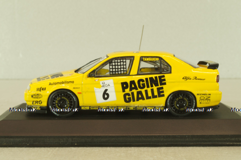 Alfa Romeo 155 #6, 1994 Class 2 Italy, A. Tamburini, yellow, 430941206, Minichamps 1:43