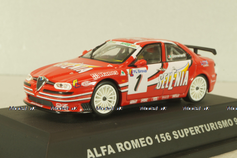 Alfa Romeo 156 #7 Superturismo 1999, red, 90016, Jadi 1:43