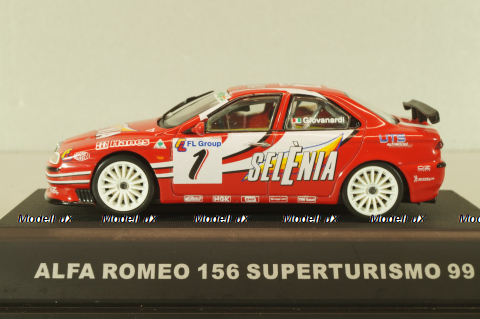 Alfa Romeo 156 #7 Superturismo 1999, red, 90016, Jadi 1:43