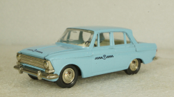 Москвич-412, такси, октябрь 92г., Тантал/Радон 1:43