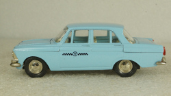 Москвич-412, такси, октябрь 92г., Тантал/Радон 1:43