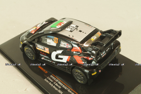 Toyota Yaris Rally 1 hybrid #33 Safari Rally Kenya 2024, Toyota Yaris Rally 1 hybrid #33 Safari Rally Kenya 2024, RAM937C, IXO 1:43, IXO 1:43