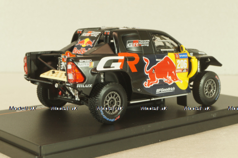 Toyota GR DKR Hilux EVO T1U #206 Dakar 2024, L.Moraes/A.Monleon, black, RAM931A, IXO 1:43