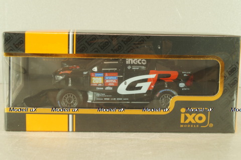 Toyota GR DKR Hilux EVO T1U #209 Dakar 2024, G.Villiers/D.Murphy, black, RAM930, IXO 1:43