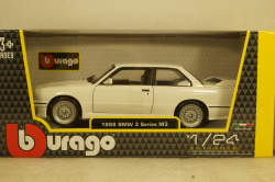BMW 3-series M3 ( E30) 1988, white, BU21100W , Bburago 1:24