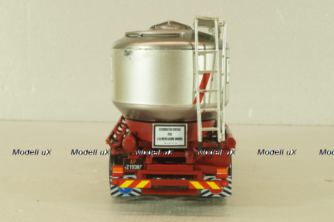 OM N100 truck 1972, red/silver, CAMD083, Camion D'epoca #83, Deagostini 1:43