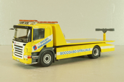 Scania P320 tow truck 2004, yellow, CAMD086, Camion D'epoca #86, Deagostini 1:43