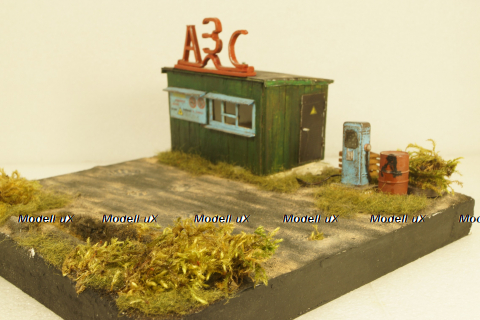 Диорама АЗС, Modellux 1:43