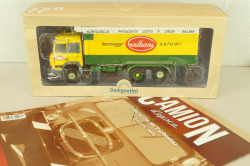 Iveco 190.48 Turbostar "Salbani" truck 1989, yellow/green, CAMD081, Camion D'epoca #81, Deagostini 1:43