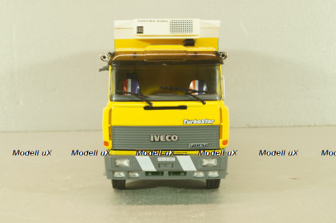 Iveco 190.48 Turbostar "Salbani" truck 1989, yellow/green, CAMD081, Camion D'epoca #81, Deagostini 1:43