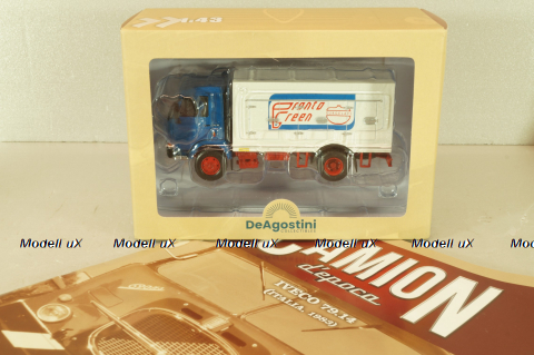 Iveco 79.14 refrigerator truck 1983, blue/white, CAMD082, Camion D'epoca #82,  Deagostini 1:43