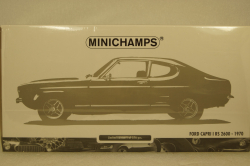 Ford Capri RS 2600 MKI 1970 lightgreen/black, 150089075, Minichamps 1:18
