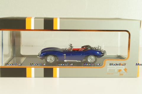 Jaguar XK SS Cabriolet 1957, blue metallic, PRD534, Premium X 1:43
