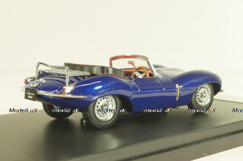 Jaguar XK SS Cabriolet 1957, blue metallic, PRD534, Premium X 1:43