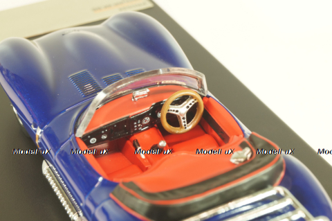 Jaguar XK SS Cabriolet 1957, blue metallic, PRD534, Premium X 1:43